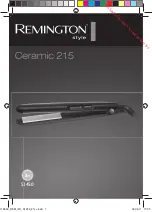 Preview for 1 page of Remington Ceramic 215 Manual