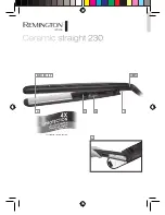 Preview for 2 page of Remington Ceramic straight 230 S3500 Instructions For Use Manual