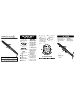 Preview for 1 page of Remington CI-52 Series, CI-56 Series Use And Care Manual