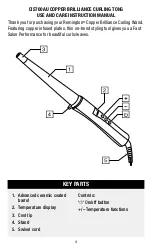 Preview for 4 page of Remington CI5700AU Use & Care Manual