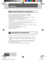 Preview for 20 page of Remington Ci95 Instructions For Use Manual