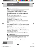 Preview for 72 page of Remington Ci95 Instructions For Use Manual