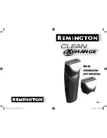 Preview for 13 page of Remington CleanXChange HGX-1 Use And Care Manual