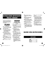 Preview for 8 page of Remington Code XT-100 Use And Care Manual