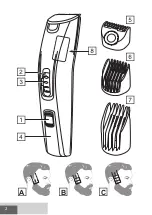 Предварительный просмотр 2 страницы Remington Crafter Beard MB4051 Manual