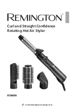 Preview for 1 page of Remington Curl and Straight Confidence AS8606 Manual