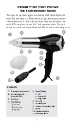 Preview for 4 page of Remington D2056AU Use & Care Manual