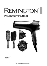Preview for 1 page of Remington D5017 Manual