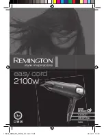 Remington D5800 Instructions Manual preview