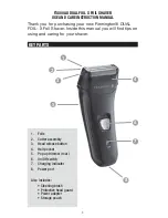 Preview for 4 page of Remington DUAL FOIL-X F3800AU Use And Care Instruction Manual