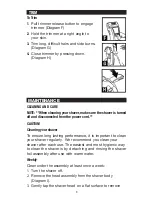 Preview for 8 page of Remington DUAL FOIL-X F3800AU Use And Care Instruction Manual