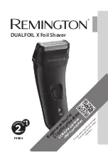 Preview for 1 page of Remington DUALFOIL X F3805 Manual