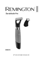 Предварительный просмотр 1 страницы Remington Durablade Pro MB070 User Manual