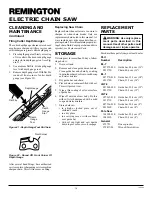 Preview for 14 page of Remington EL-1 Fast Sharp Owner'S Manual