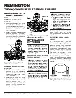 Preview for 32 page of Remington EL-7 Fast Sharp Owner'S Manual