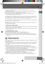 Preview for 12 page of Remington EP6020 Manual