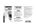 Preview for 1 page of Remington ES1000 Use & Care Manual