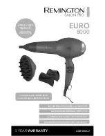 Remington EURO 8000 Use & Care Manual preview