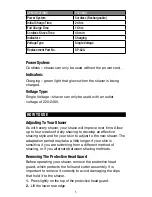 Preview for 5 page of Remington F3700AU Use & Care Manual