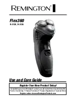 Remington Flex360 R-3130 Use And Care Manual preview