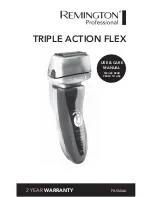 Remington FR-500AU TRIPLE ACTION FLEX Use And Care Manual preview