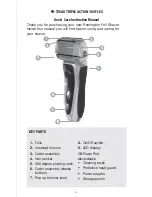 Preview for 4 page of Remington FR-730AU Use & Care Manual
