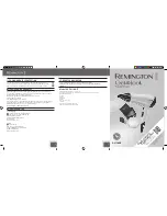 Preview for 1 page of Remington Get The Look D3110GP User Manual