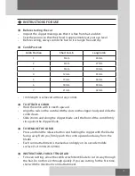 Preview for 5 page of Remington HC-5355 Instructions For Use Manual