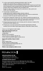 Preview for 8 page of Remington HC1091AU Use & Care Manual