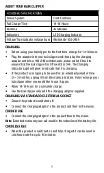 Preview for 5 page of Remington HC3000AU Manual