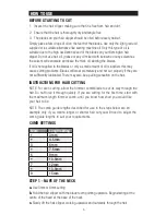 Preview for 6 page of Remington HC5005AU Use & Care Manual