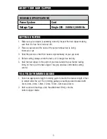 Preview for 5 page of Remington HC5850AU Use & Care Manual