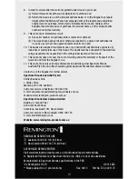 Preview for 10 page of Remington HC5850AU Use & Care Manual