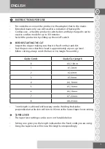 Preview for 5 page of Remington HC9700 Manual