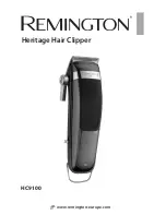 Remington Heritage HC9100 User Manual preview