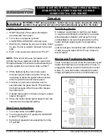 Preview for 9 page of Remington HH-18-PCH-A User'S Manual & Operating Instructions