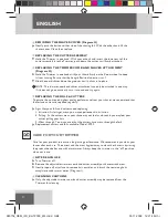 Preview for 6 page of Remington High Precision BHT-2000 User Manual