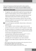 Preview for 3 page of Remington HYDRAluxe AC8901 Manual