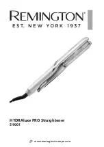 Remington HYDRAluxe PRO S9001 Manual preview