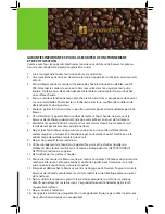 Предварительный просмотр 3 страницы Remington iCoffee Davinci Customer Care Manual