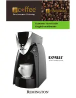 Remington iCoffee EXPRESS Customer Care Manual предпросмотр