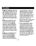 Preview for 20 page of Remington iLIGHT SP6000FUS Use And Care Manual