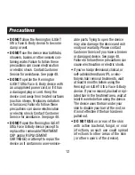 Preview for 12 page of Remington iLIGHT Ultra Use And Care Manual