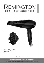 Remington Ionic Dry 2200 Manual preview