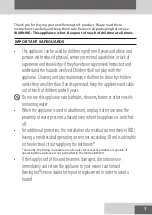 Preview for 3 page of Remington Ionic Dry 2200 Manual