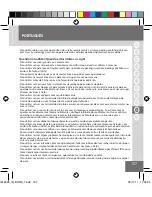 Preview for 157 page of Remington IPL6000 i-Light Pro Instruction Manual