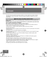 Preview for 158 page of Remington IPL6000 i-Light Pro Instruction Manual