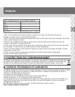 Preview for 77 page of Remington IPL6000F Manual