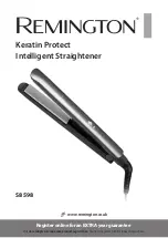 Remington Keratin Protect S8598 Quick Manual preview