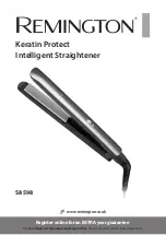 Предварительный просмотр 1 страницы Remington Keratin Protect S8598 Quick Manual